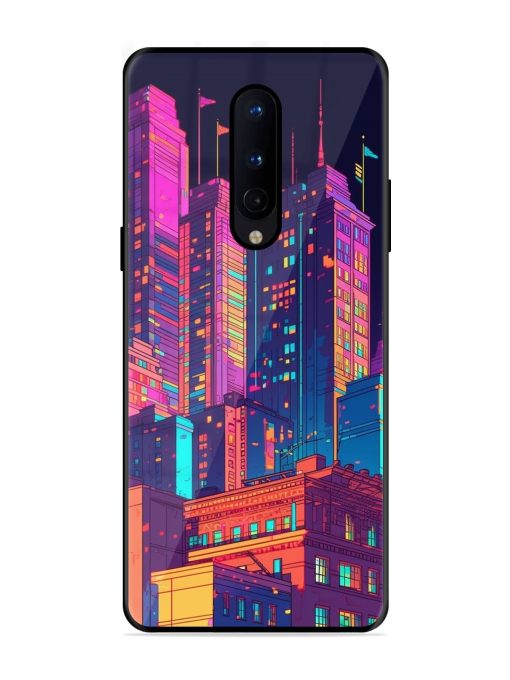 City View Glossy Metal Phone Cover for Oneplus 8 Zapvi