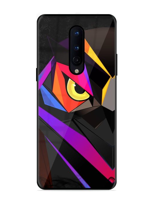 Wpap Owl Glossy Metal Phone Cover for Oneplus 8 Zapvi