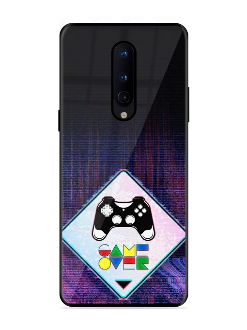 Game Over Glossy Metal Phone Cover for Oneplus 8