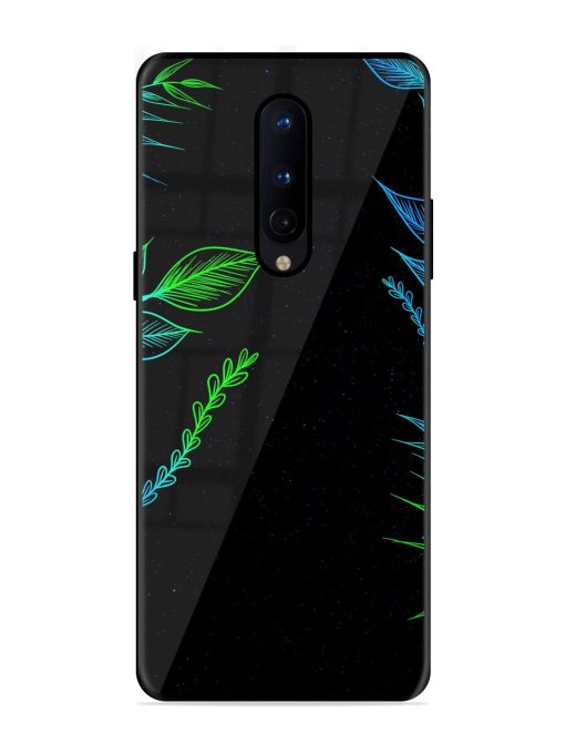 Aesthetic Neon Glossy Metal Phone Cover for Oneplus 8 Zapvi