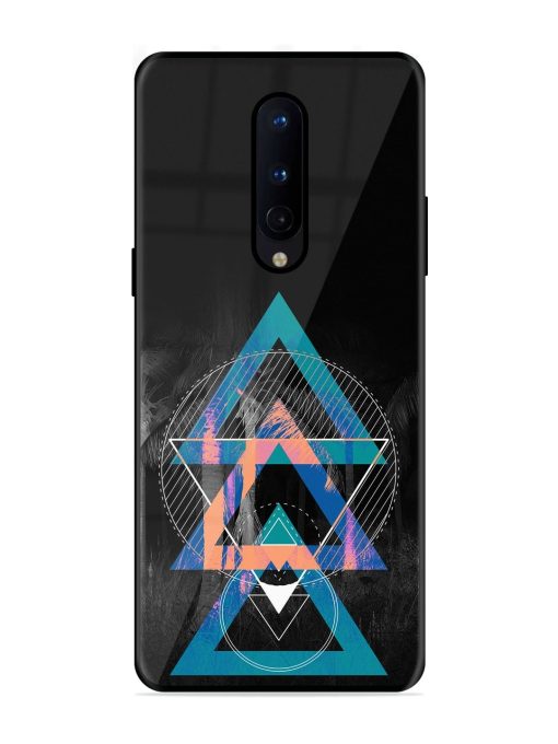 Indie Cross Glossy Metal Phone Cover for Oneplus 8 Zapvi