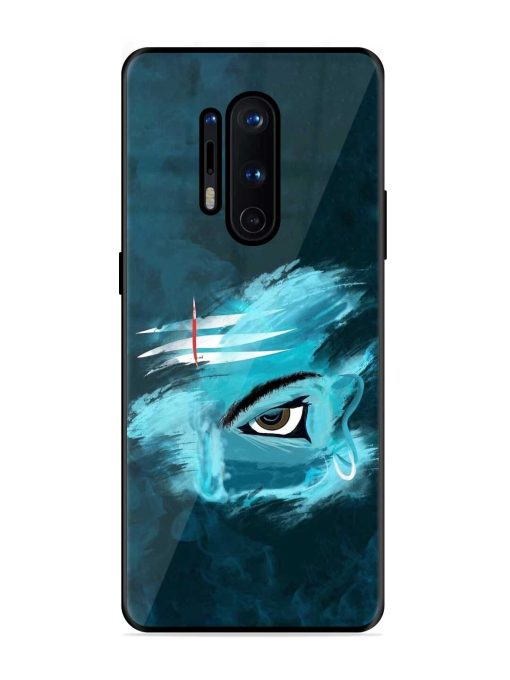 Lord Shiva Glossy Metal Phone Cover for Oneplus 8 Pro Zapvi