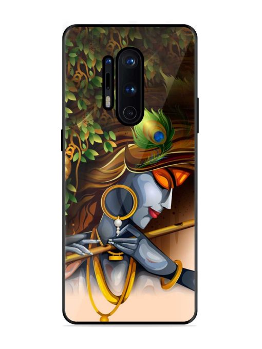 Krishna Glossy Metal Phone Cover for Oneplus 8 Pro