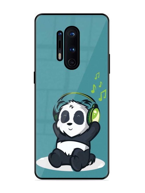 Music Panda Glossy Metal Phone Cover for Oneplus 8 Pro Zapvi