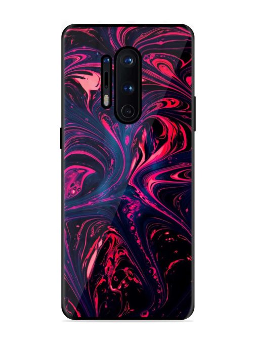 Abstract Background Glossy Metal Phone Cover for Oneplus 8 Pro Zapvi