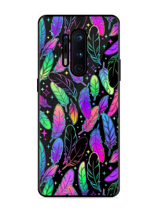 Bright Multi Colored Seamless Glossy Metal Phone Cover for Oneplus 8 Pro