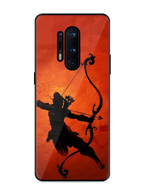 Illustration Lord Rama Glossy Metal Phone Cover for Oneplus 8 Pro Zapvi