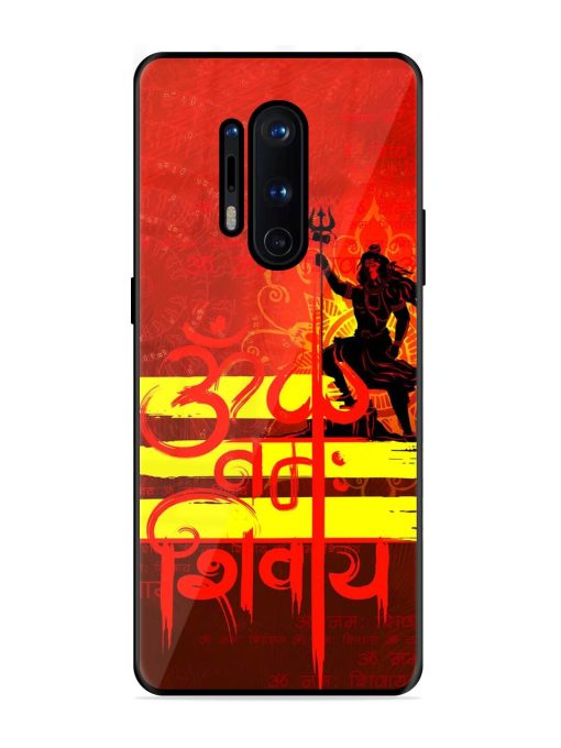 Illustration Lord Shiva Glossy Metal TPU Phone Cover for Oneplus 8 Pro Zapvi