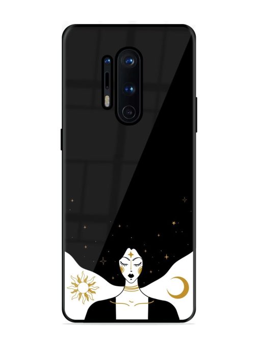 Mystical Vector Vintage Glossy Metal TPU Phone Cover for Oneplus 8 Pro Zapvi