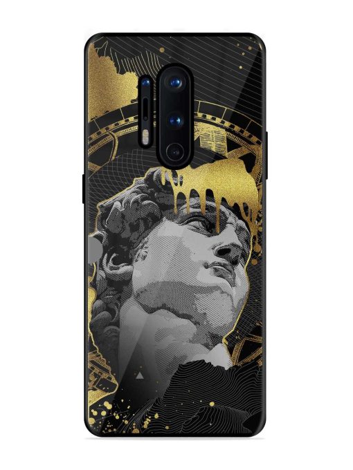 Roman Face Glossy Metal Phone Cover for Oneplus 8 Pro Zapvi