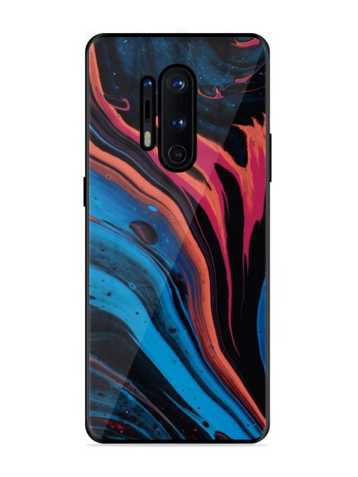 Liquefied Art Glossy Metal TPU Phone Cover for Oneplus 8 Pro Zapvi