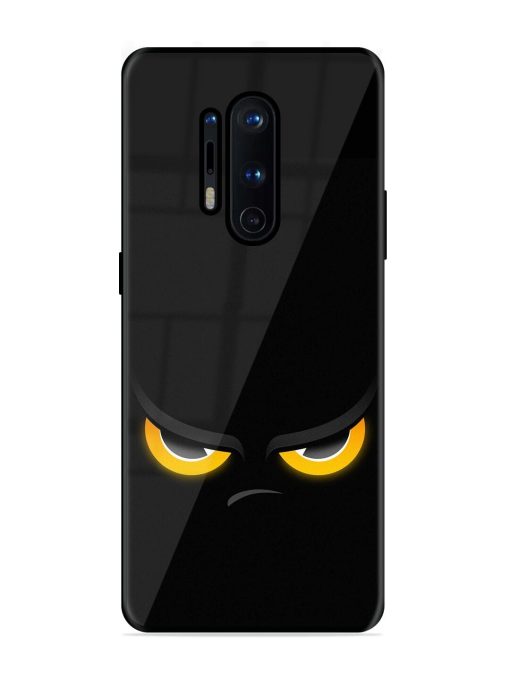 Scary Yellow Eye Glossy Metal TPU Phone Cover for Oneplus 8 Pro Zapvi