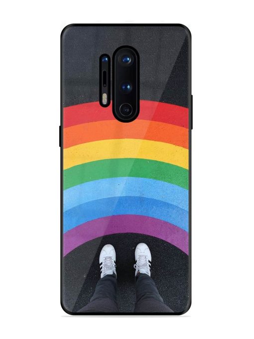 Legs Rainbow Glossy Metal TPU Phone Cover for Oneplus 8 Pro Zapvi