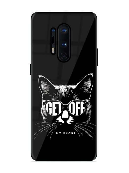 Get Off Glossy Metal TPU Phone Cover for Oneplus 8 Pro Zapvi