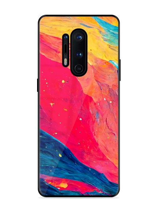 Starry Night Glossy Metal Phone Cover for Oneplus 8 Pro Zapvi