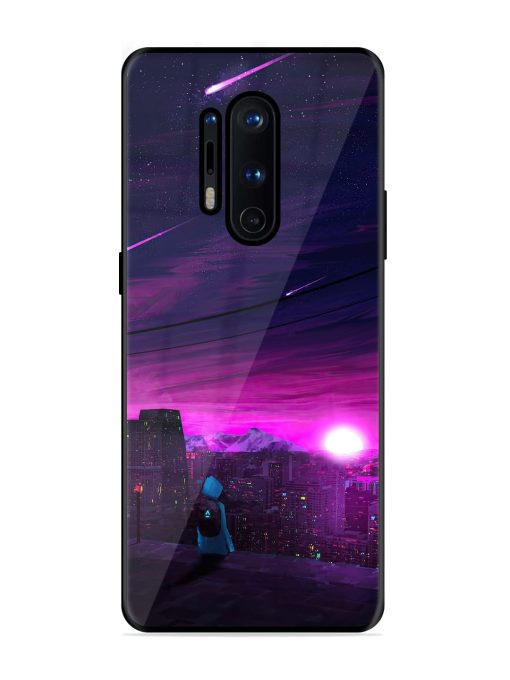 Empty Attempt Glossy Metal Phone Cover for Oneplus 8 Pro Zapvi