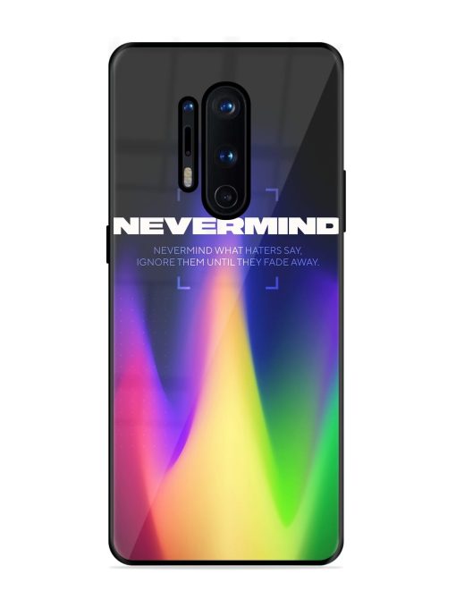 Nevermind Glossy Metal Phone Cover for Oneplus 8 Pro Zapvi