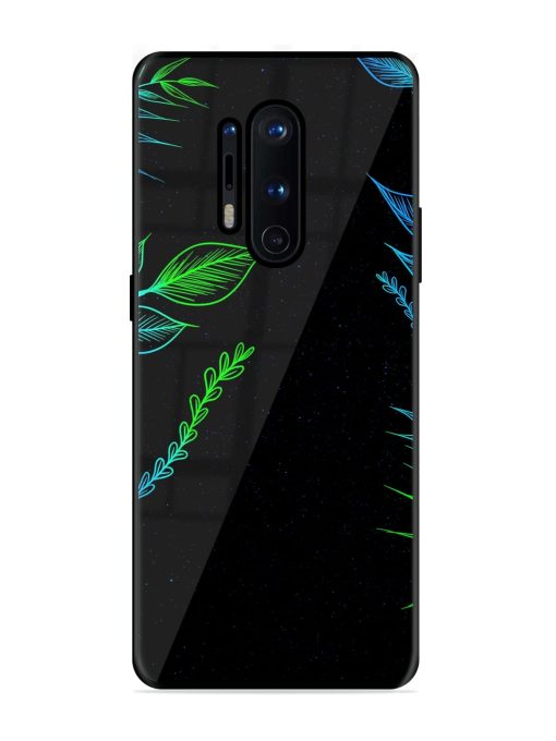 Aesthetic Neon Glossy Metal Phone Cover for Oneplus 8 Pro Zapvi