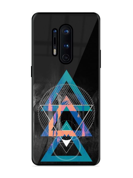 Indie Cross Glossy Metal Phone Cover for Oneplus 8 Pro Zapvi