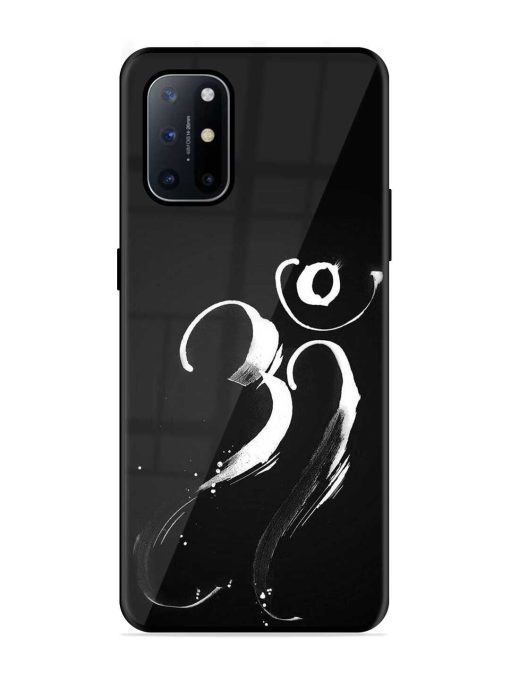 Om Logo Glossy Metal Phone Cover for Oneplus 8T (5G) Zapvi