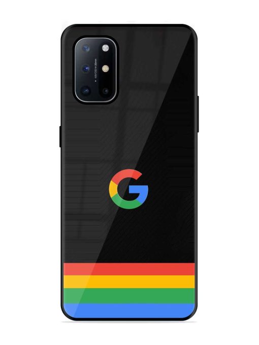 Google Logo Art Glossy Metal Phone Cover for Oneplus 8T (5G)