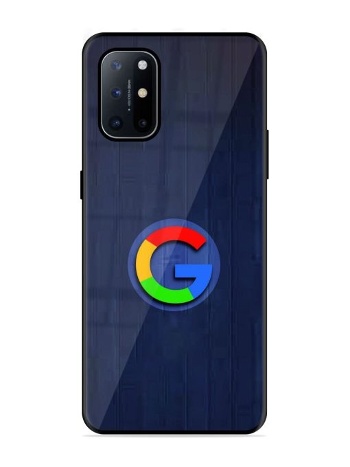 Google Logo Printed Glossy Metal TPU Phone Cover for Oneplus 8T (5G)