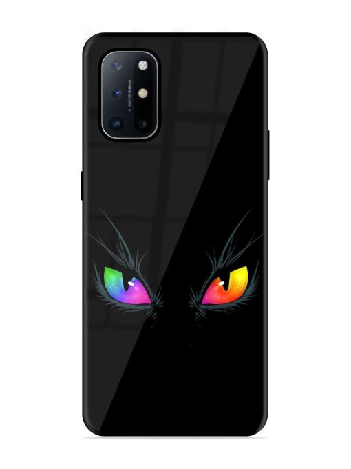 Cat Eyes Glossy Metal Phone Cover for Oneplus 8T (5G) Zapvi