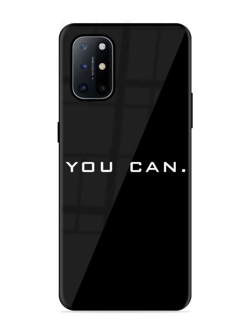 You Can Glossy Metal Phone Cover for Oneplus 8T (5G) Zapvi