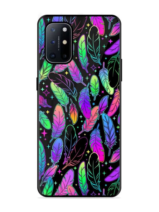 Bright Multi Colored Seamless Glossy Metal Phone Cover for Oneplus 8T (5G) Zapvi