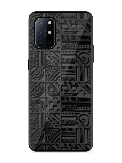 Seamless Pattern Glossy Metal Phone Cover for Oneplus 8T (5G) Zapvi