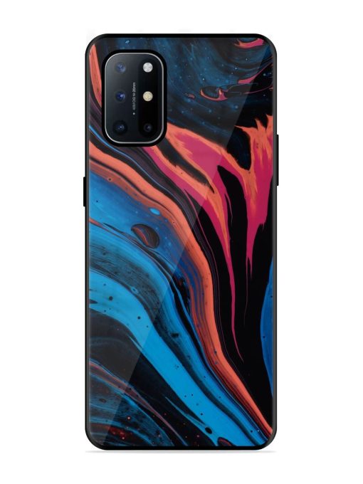 Liquefied Art Glossy Metal TPU Phone Cover for Oneplus 8T (5G) Zapvi