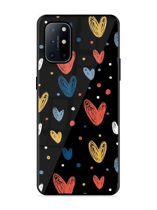 Happy Valentines Day Glossy Metal TPU Phone Cover for Oneplus 8T (5G)