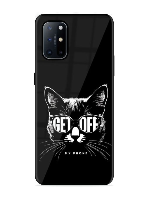 Get Off Glossy Metal TPU Phone Cover for Oneplus 8T (5G) Zapvi