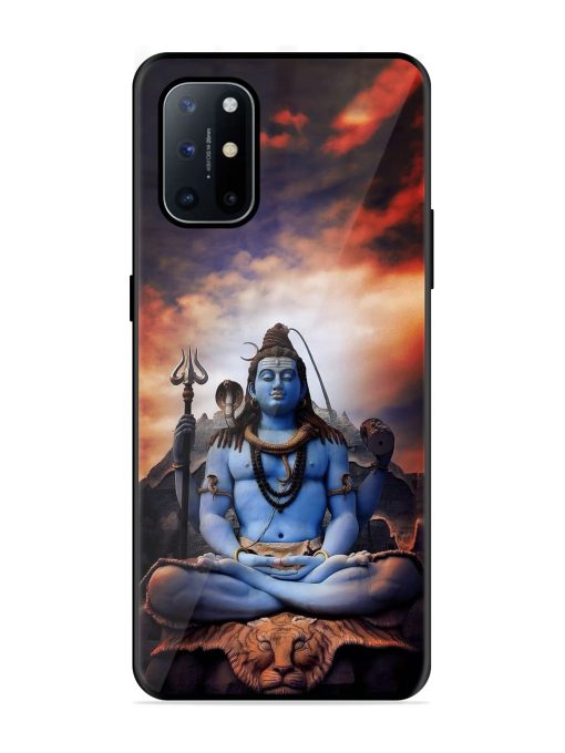 Jai Jai Shiv Glossy Metal Phone Cover for Oneplus 8T (5G) Zapvi