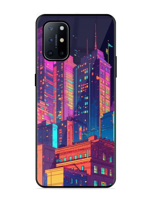 City View Glossy Metal Phone Cover for Oneplus 8T (5G)