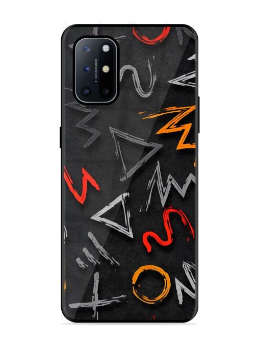 Grungy Graffiti Glossy Metal Phone Cover for Oneplus 8T (5G) Zapvi