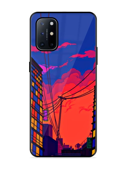 Metropolitan Area Glossy Metal Phone Cover for Oneplus 8T (5G)