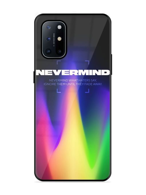 Nevermind Glossy Metal Phone Cover for Oneplus 8T (5G) Zapvi