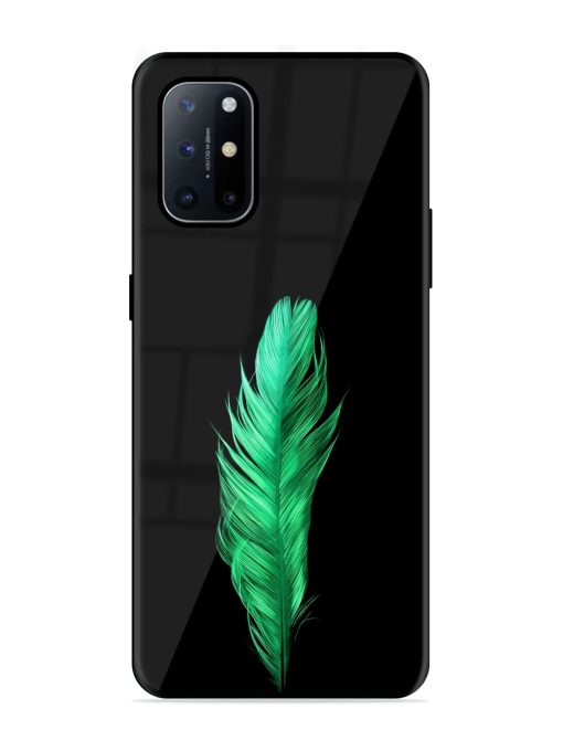 Feather Texture Glossy Metal Phone Cover for Oneplus 8T (5G)