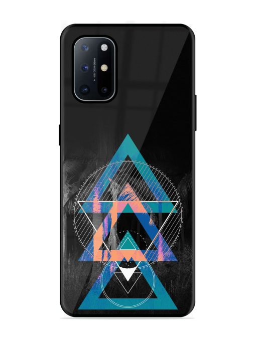 Indie Cross Glossy Metal Phone Cover for Oneplus 8T (5G) Zapvi