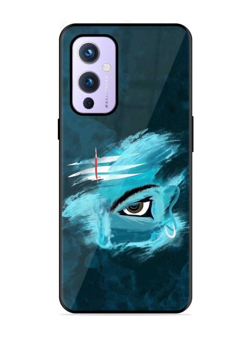 Lord Shiva Glossy Metal Phone Cover for Oneplus 9 (5G)