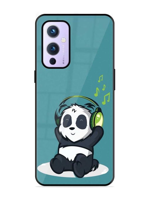 Music Panda Glossy Metal Phone Cover for Oneplus 9 (5G)