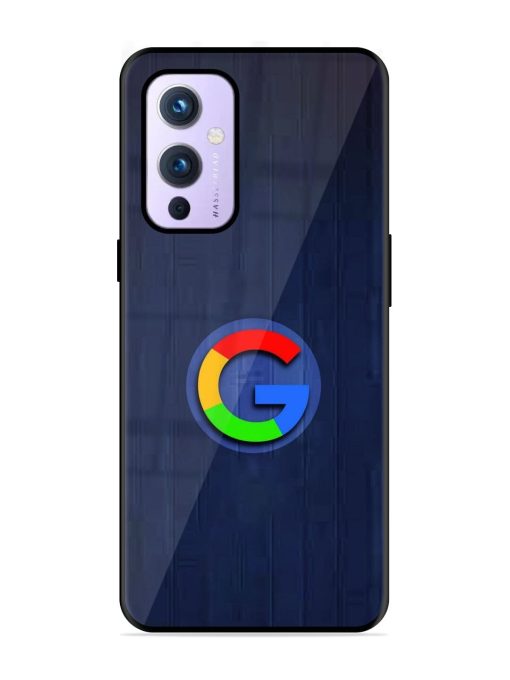 Google Logo Printed Glossy Metal TPU Phone Cover for Oneplus 9 (5G) Zapvi