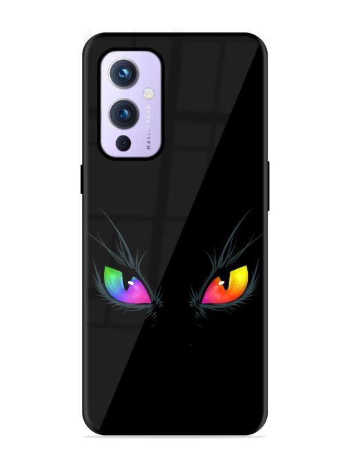 Cat Eyes Glossy Metal Phone Cover for Oneplus 9 (5G) Zapvi