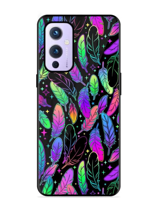 Bright Multi Colored Seamless Glossy Metal Phone Cover for Oneplus 9 (5G)