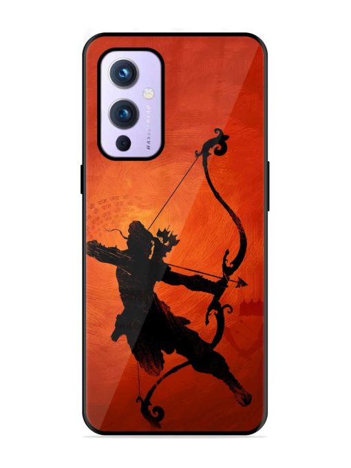 Illustration Lord Rama Glossy Metal Phone Cover for Oneplus 9 (5G)