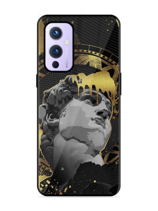 Roman Face Glossy Metal Phone Cover for Oneplus 9 (5G)