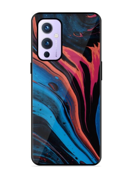 Liquefied Art Glossy Metal TPU Phone Cover for Oneplus 9 (5G) Zapvi