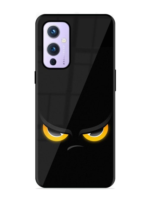 Scary Yellow Eye Glossy Metal TPU Phone Cover for Oneplus 9 (5G) Zapvi