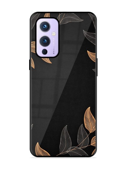 Foliage Art Glossy Metal Phone Cover for Oneplus 9 (5G) Zapvi